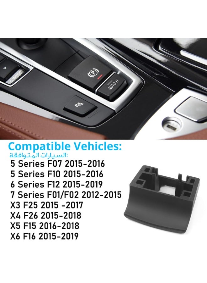 Bukela Compatible for Parking Brake Button BMW 5‘ F10/6’ F12/7' F01/X3 F25/X4 F26/X5 F15/X6 F16 2015 2016 2017 2018 2019 Accessories, Parking Switch Button Cover E-Brake P Button Replacement - Image 4