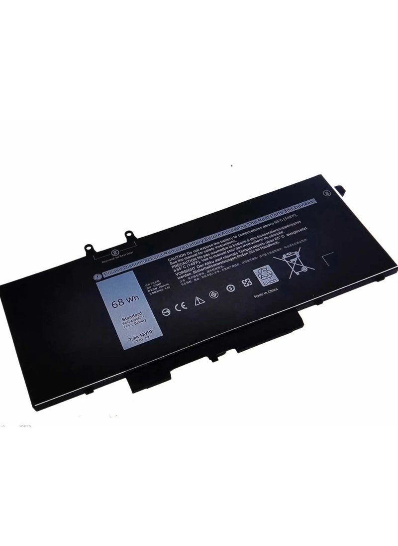 Generic - 4GVMP Laptop Battery for Dell  5400 5500 5410 5510 E5400 E5500 Inspiron 7590 7591 7791 2-in-1 Precision 3540 3550 Series P84F P84F001 P42E P42E001 P98G001 P80F001 RF7WM C5GV2 H82T6 7.6V 68Wh - Image 1