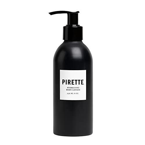 PIRETTE Hydrating Body Lotion for Men  Women Lightweight FastAbsorbing Body Moisturizer with Coconut Oil Macadamia Oil  Shea Butter Daily Skin Moisturizing Lotion in Pump Bottle 8 fl oz