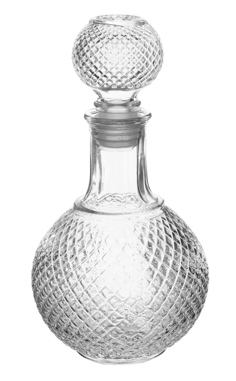Red Co. European Glass Bottle with Airtight Stopper, Liquor Decanter, 32 Ounce - Image 1