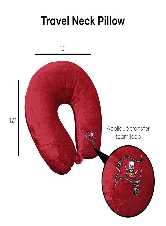 Northwest NFL Tampa Bay Buccaneers Neck Pillow, 12" x 13", Red - Image 3