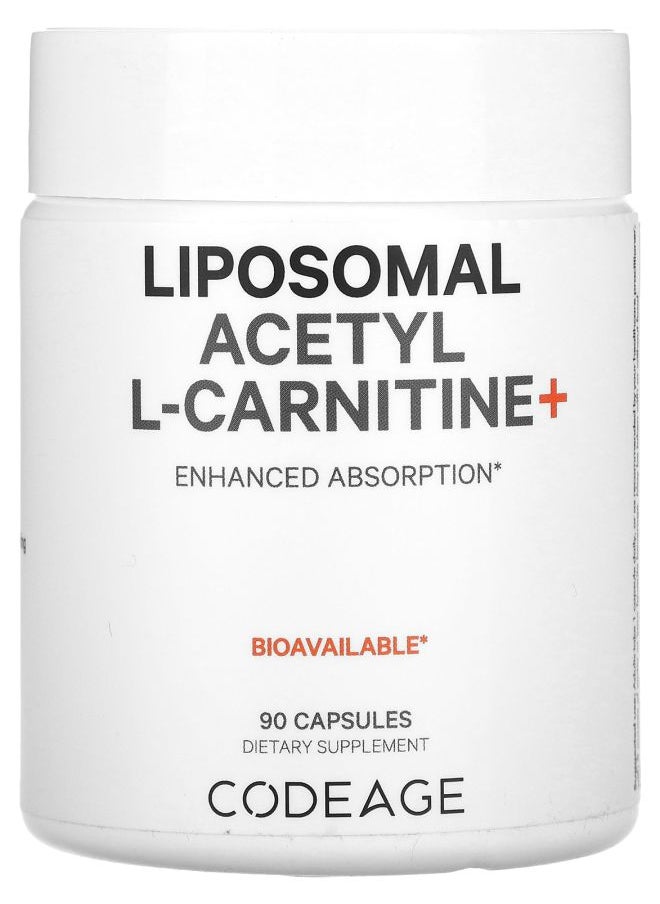 Codeage Liposomal Acetyl L-Carnitine+ 90 Capsules 