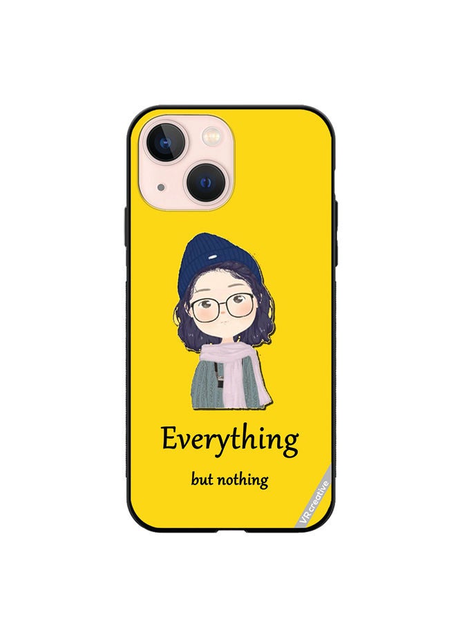 VR CREATIVE Protective Case Cover For Apple iPhone 14 Everything But Nothing Design Multicolour - Image 1