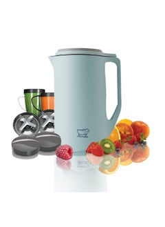 DUMBO Electric Wall-breaking Cooking Soymilk Machine Juicer Food Mixer Grinder Blender 400ml 400W DB-03 Blue  - Image 1
