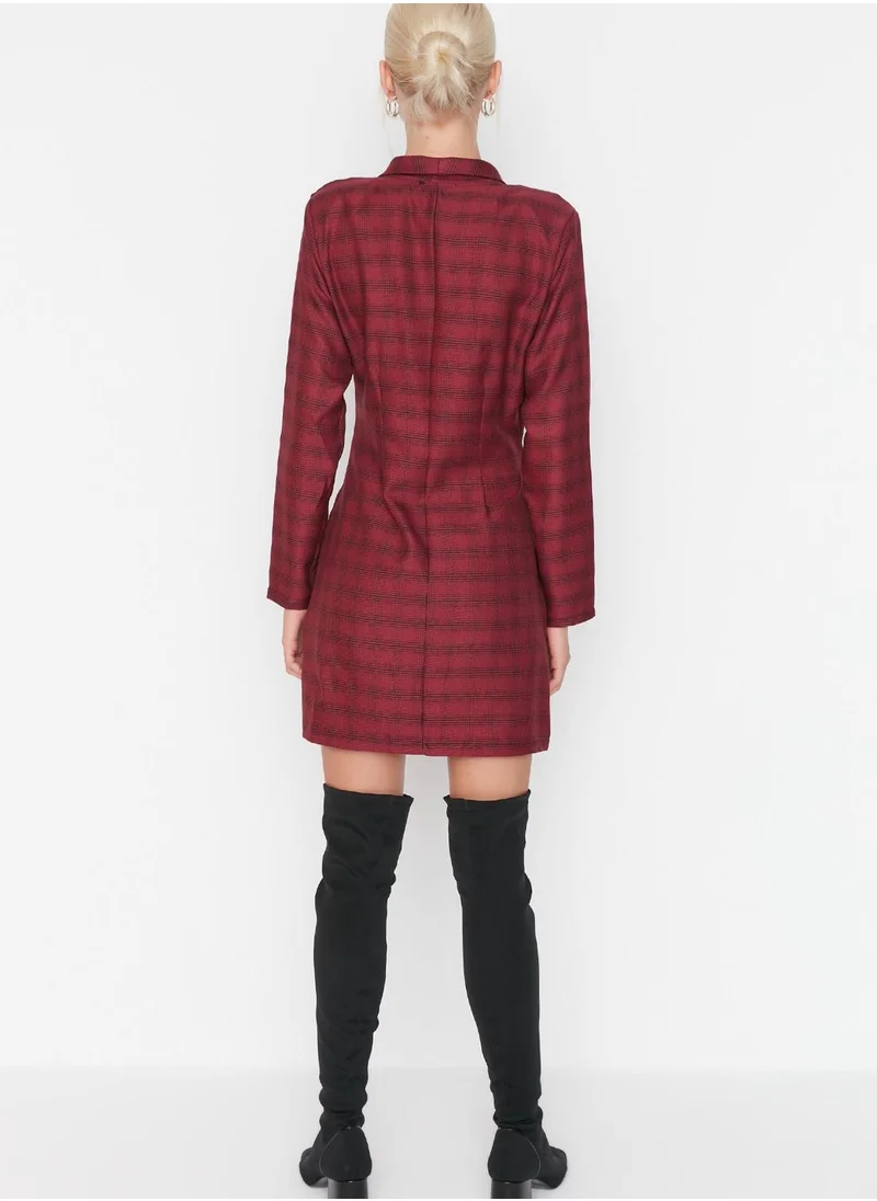 trendyol Surplice Neck Knitted Dress
