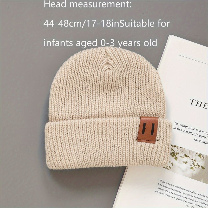 Knit Newborn Baby Hat Winter Spring Beanie Cap 0-6M Girls Boys Infant Accessories - Image 2