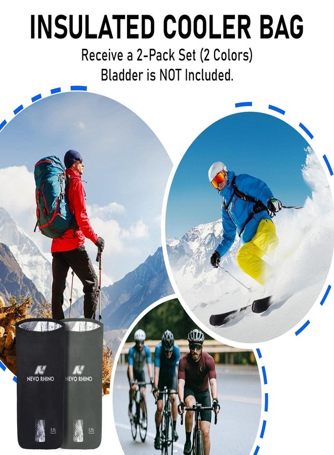 N NEVO RHINO 2PCS Insulated Hydration Bladder Sleeve for 2L-3L Bladder - Image 5