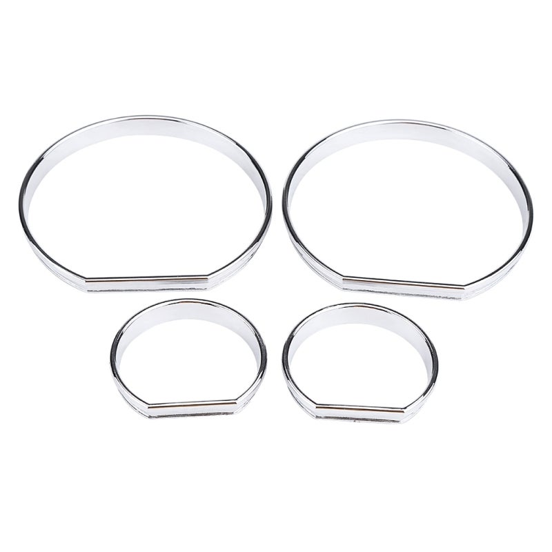 Speedometer Decoration Frame Chrome-Plated Plastic Trim - Easy Installation Dashboard Frame for BMW E46 - Image 1