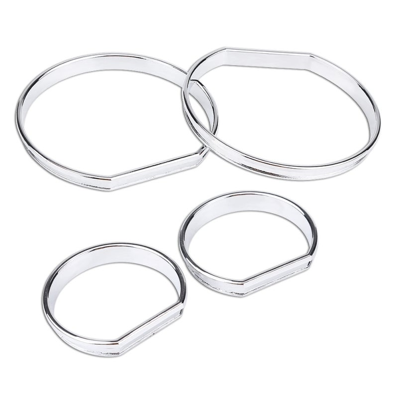 Speedometer Decoration Frame Chrome-Plated Plastic Trim - Easy Installation Dashboard Frame for BMW E46 - Image 4