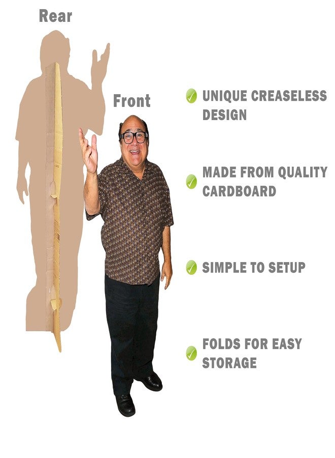 Novelty Native Danny Devito Life Size Standup Cardboard Cutout Standee (Creaseless Edition) - Image 2