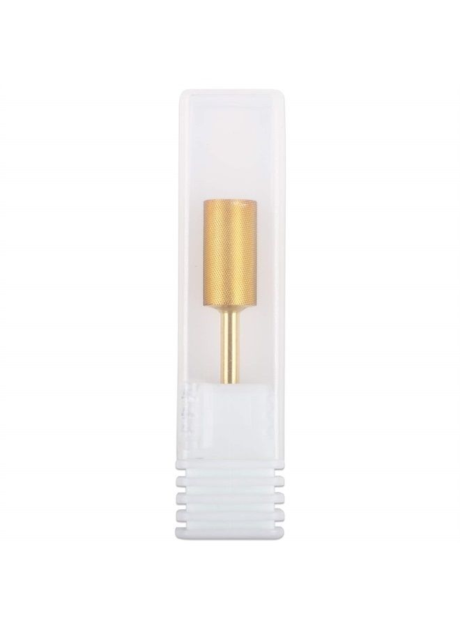 Pana Professional 3/32" Shank Size - Flat Top Large Barrel Gold Carbide Bit Extra Fine Grit - Nail Drill Bit for Dremel Machine - Image 4