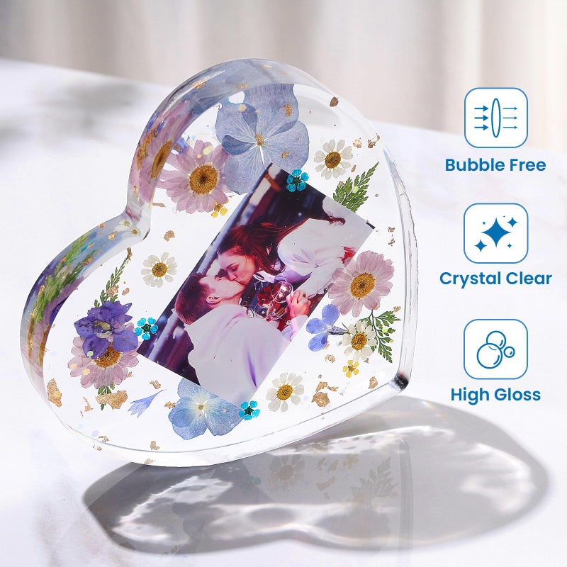LET'S RESIN مجموعة راتنج الإيبوكسي LET'S RESIN، 1.5 جالون خالية من الفقاعات وواضحة كالكريستال لوازم فن الإيبوكسي مع أكواب قياس، عصا تحريك، قفازات، راتنج ومصلب لصب القوالب، المجوهرات، الحرف اليدوية - Image 2