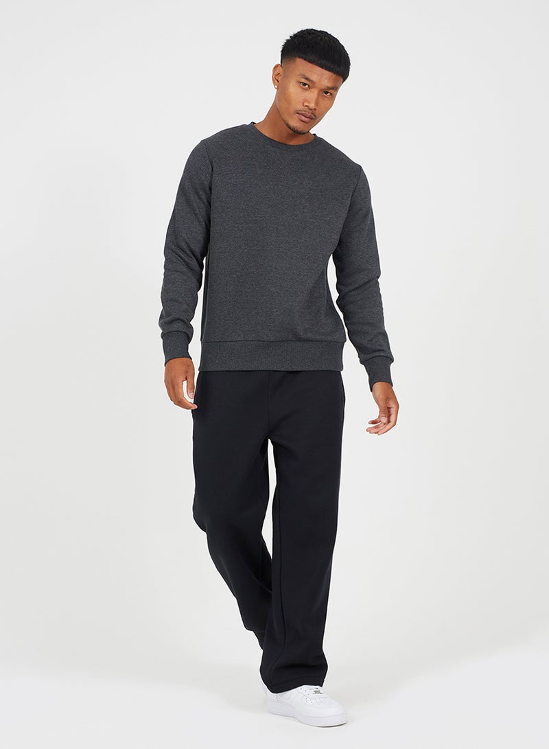 BRAVE SOUL Ribbed Crew Neck Sweatshirt - Image 2