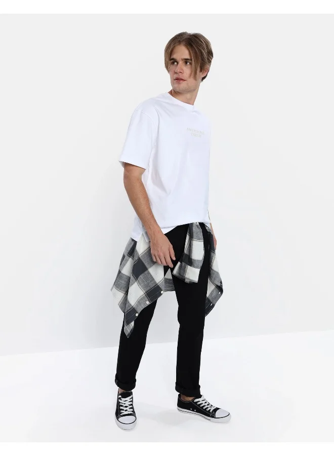 امريكان ايجل AE Super Soft Oversized Logo Graphic T-Shirt