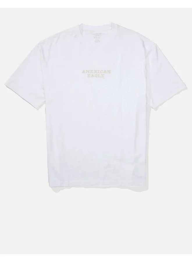 امريكان ايجل AE Super Soft Oversized Logo Graphic T-Shirt