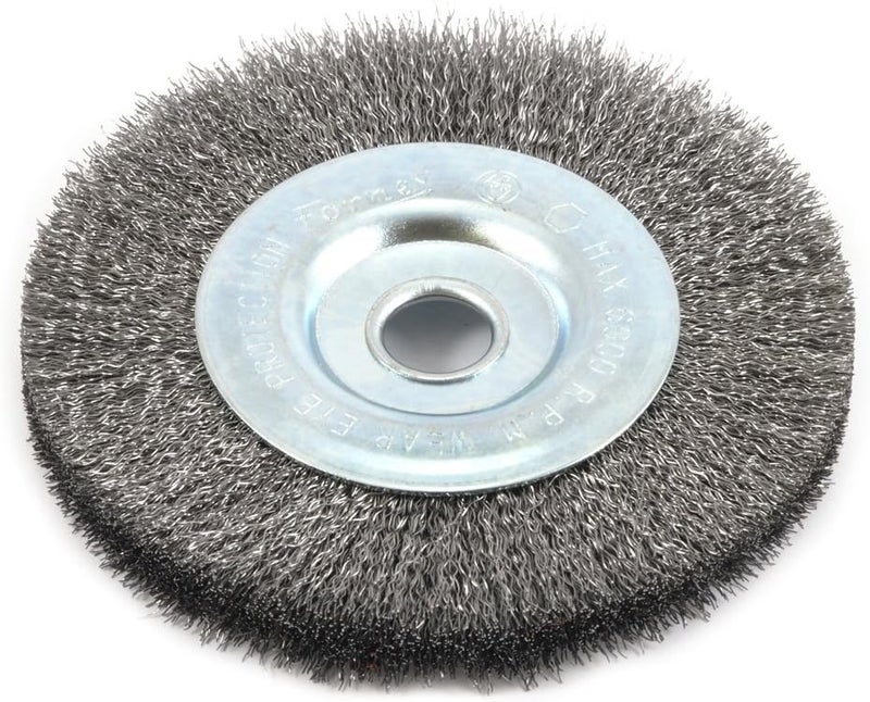 Forney 72744 Wire Wheel Brush Fine Crimped with 12Inch Arbor 4Inchby008Inch - Image 4