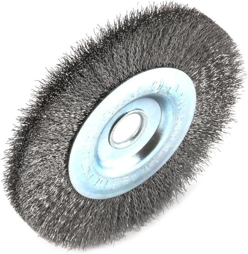 Forney 72744 Wire Wheel Brush Fine Crimped with 12Inch Arbor 4Inchby008Inch - Image 2