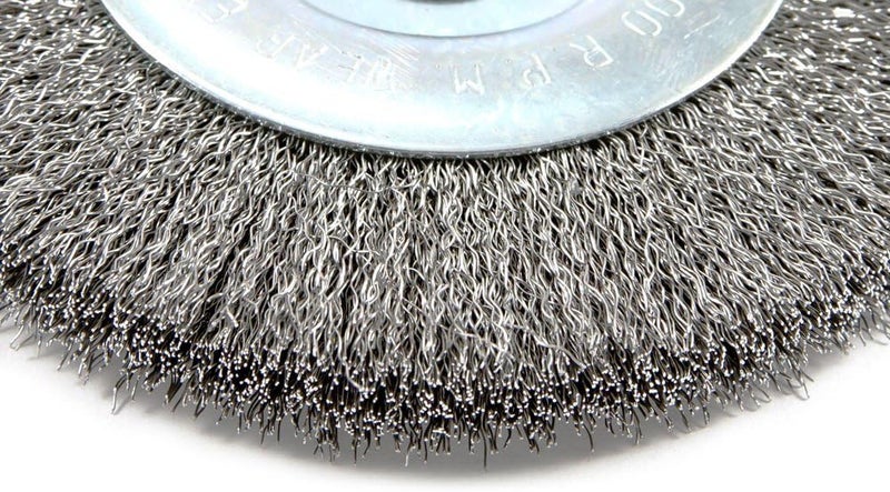 Forney 72744 Wire Wheel Brush Fine Crimped with 12Inch Arbor 4Inchby008Inch - Image 3