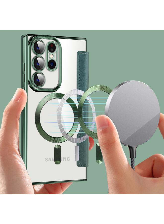 S-TOP Case For Samsung Galaxy S23 5G MagSafe Magnetic RFID Anti-theft Leather Phone Case - Image 4