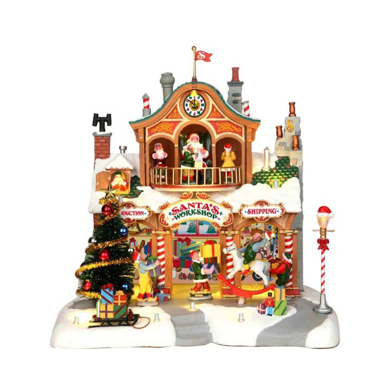 Lemax Santas Wonderland Sights Sounds Santas Workshop 35558UK