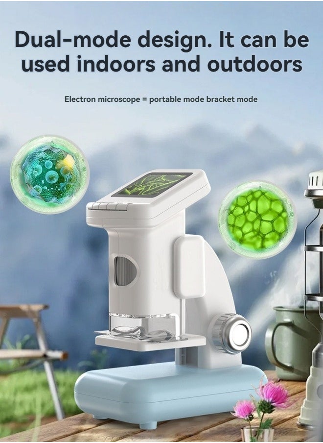 M MIAOYAN Children's smart digital microscope electronic with display screen portable science education HD cell mite student science education toy  - Image 2