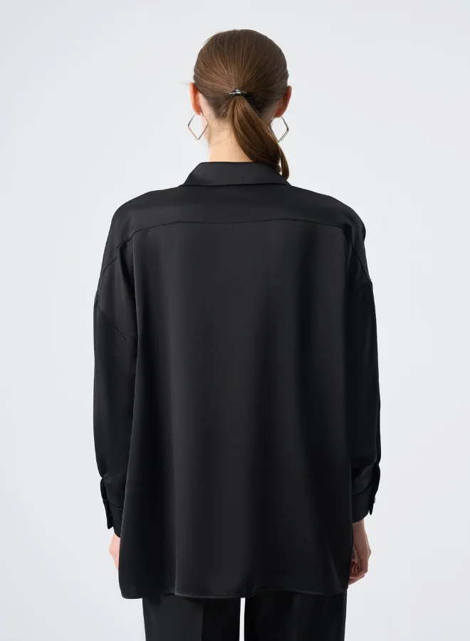 MIZALLE METAL BUTTON TUNIC