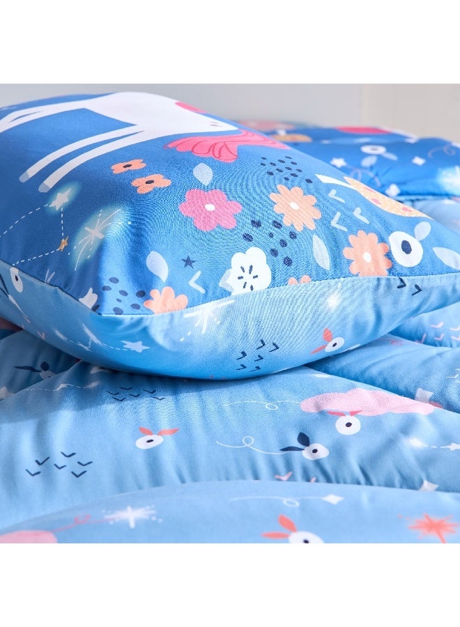 Home Box Ivy Meadows Unicorn 2-Piece Single Microfibre Comforter Set 220 x 135 cm  - Image 5
