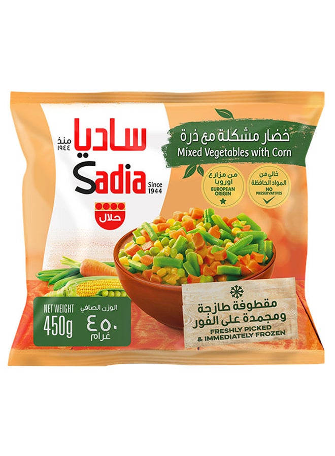 Frozen Mixed Vegetables With Corn