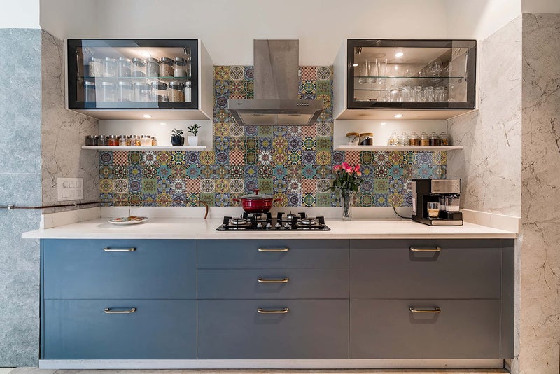 WallDesign Vinyl Spanish Glaze Tile Self-Adhesive Sticker - 24 X 32 Inch Durable Surface Decoration Film For Kitchen, Cabinet, Table, Furniture, Wall, Bathroom, Door, Refurbishment - Image 1