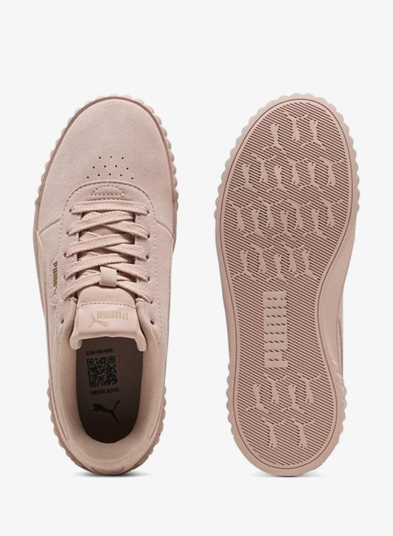 Puma Rose Quartz-PUMA Gold Carina 3.0 Suede Sneakers Women for Women | Best Price UAE
