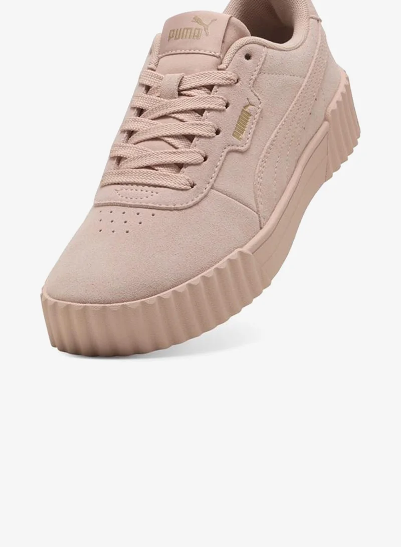 Puma Rose Quartz-PUMA Gold Carina 3.0 Suede Sneakers Women for Women | Best Price UAE