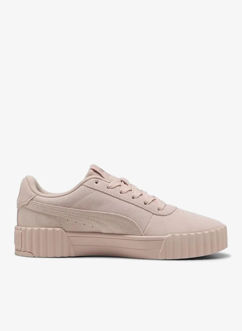 Puma Rose Quartz-PUMA Gold Carina 3.0 Suede Sneakers Women for Women | Best Price UAE