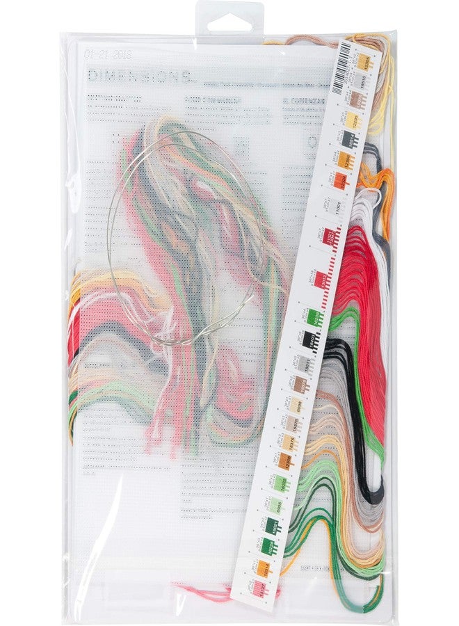 Dimensions Holiday Truck Christmas Ornaments Counted Cross Stitch Kit for Beginners, 14 Count Plastic Canvas, 4pc - Image 3