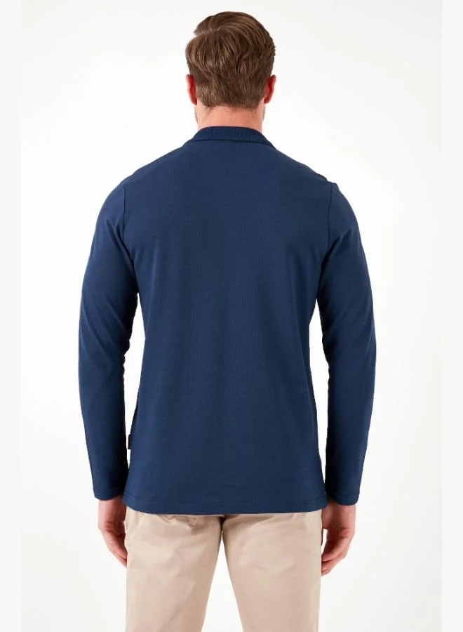 Buratti  Buratti 100% Cotton Slim Fit Polo Collar Sweat Men's SWEAT 5905707 for Men | Best Price UAE