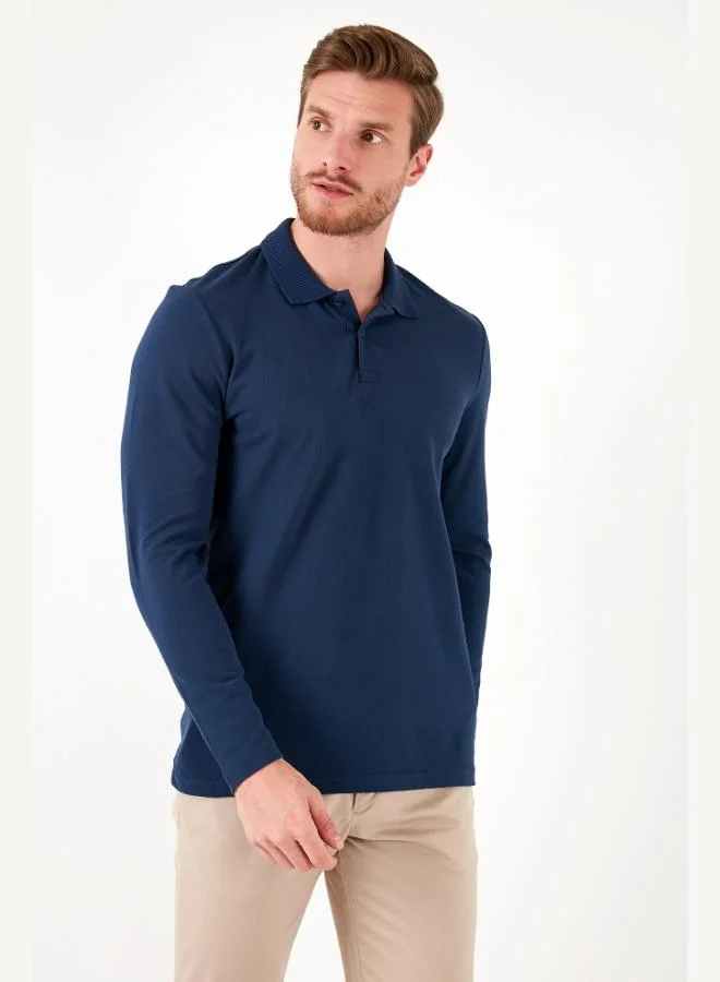 Buratti 100% Cotton Slim Fit Polo Collar Sweat Men's SWEAT 5905707