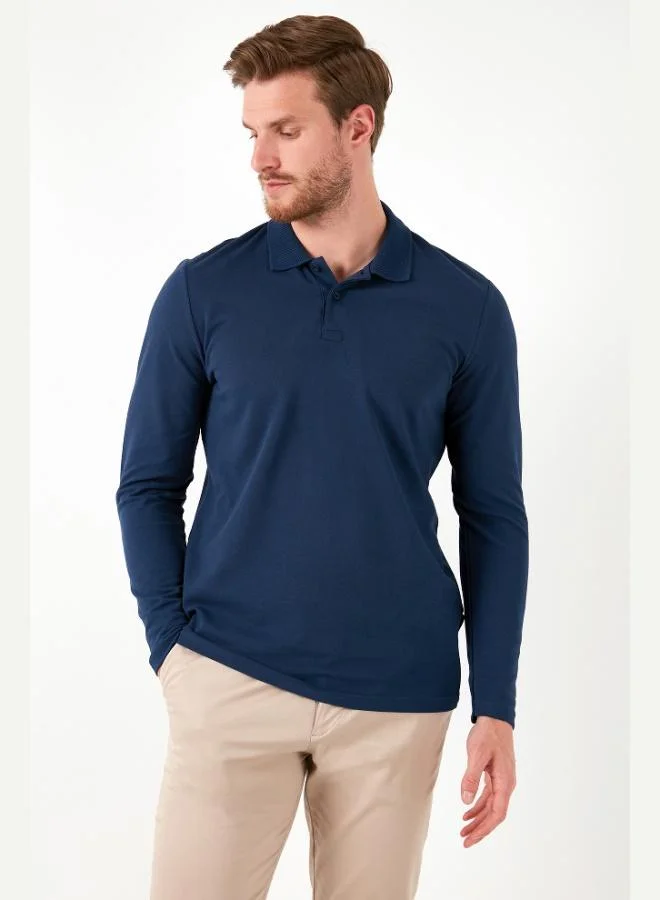 Buratti  Buratti 100% Cotton Slim Fit Polo Collar Sweat Men's SWEAT 5905707 for Men | Best Price UAE