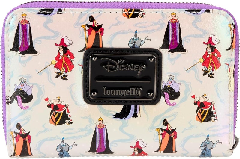 Loungefly Disney Villains Iridescent Zip Around Wallet - Image 3