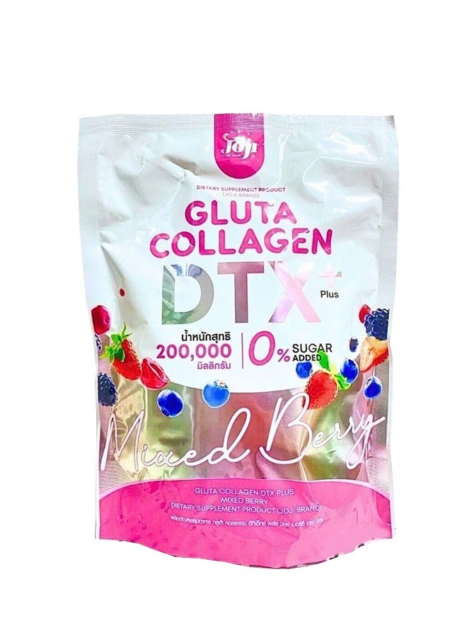 JOJI Gluta Collagen DTX Mixed Berry Flavor 10 Sachets - Image 2