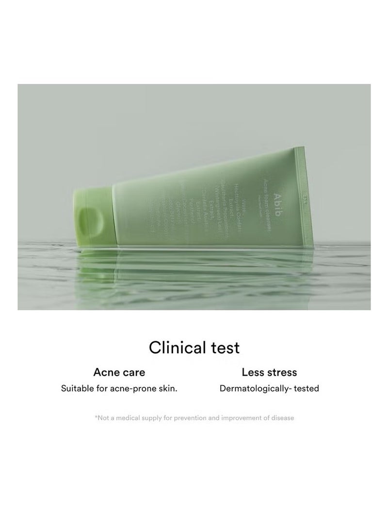 ابيب منظف رغوة حب الشباب Heartleaf Foam 5.07 fl oz / 150 ml  غسيل الوجه اليومي الحمضي الكوري الخفيف للبشرة المعرضة للحب الشباب ، ترطيب وتهدئة مع بانثينول B5 ، تنظيف عميق للبشرة الحساسة ، K-Beauty - Image 5