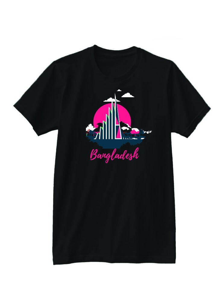 Bangladesh Independence Day Adult Mens T-Shirt - Round Neck Short Sleeve Cotton T-Shirt - Soft and Stylish Bangladesh Independence Day T-Shirt for Men - Image 3