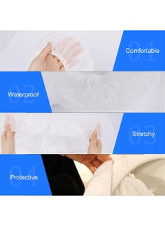 YOUGE 10 Pack Disposable Toilet Seat Covers for Travel Toilet Seat Mat Portable Disposable Toilet Seat Covers for Outing Hotel Hospital Public Toilet (Individual Package)  - Image 2