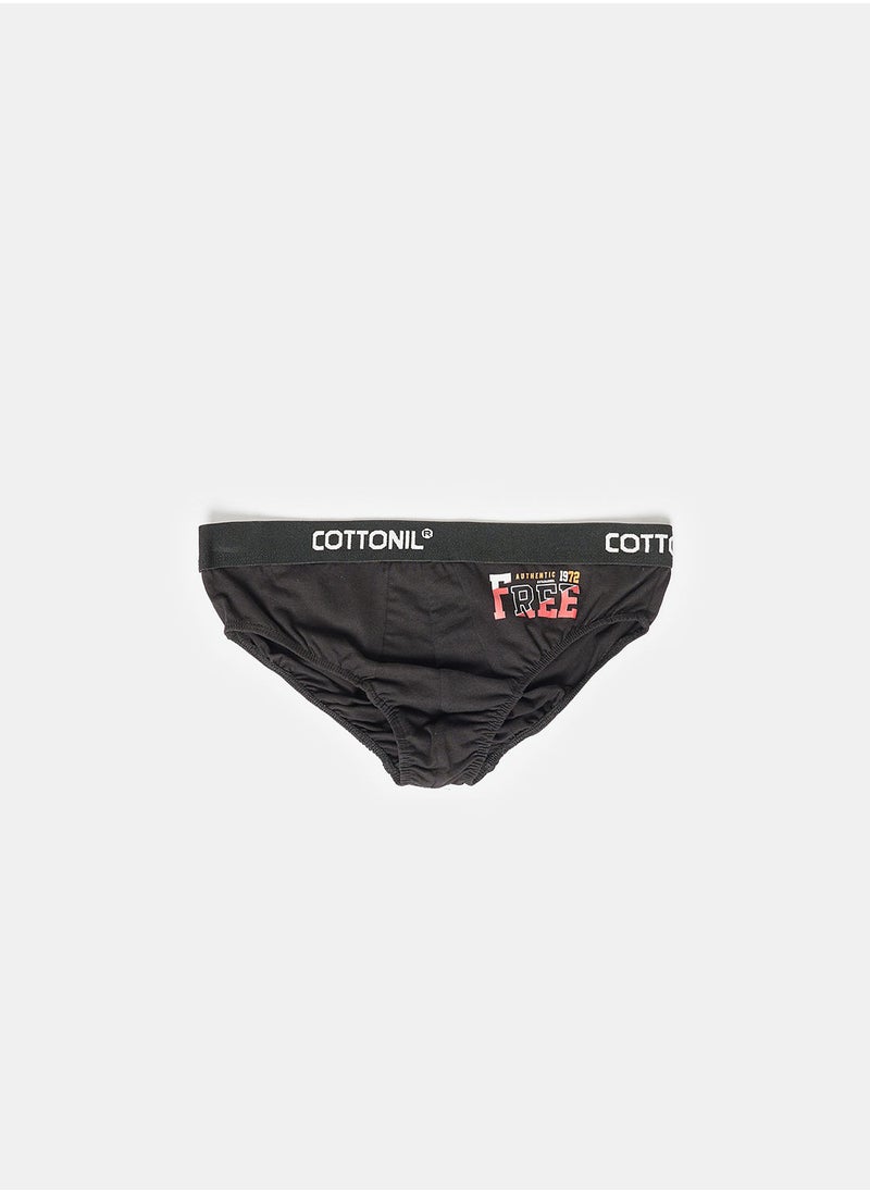 COTTONIL سروال داخلي قطونيل ريلاكس للرجال - اسود؛M  - Image 1