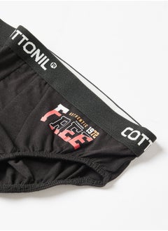 COTTONIL Cottonil Relax Brief For Men - Black  - Image 3