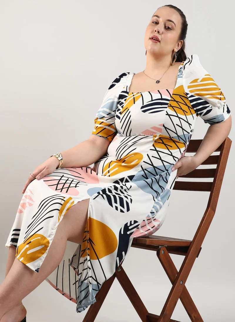 انستافاب بلس فستان نباتي