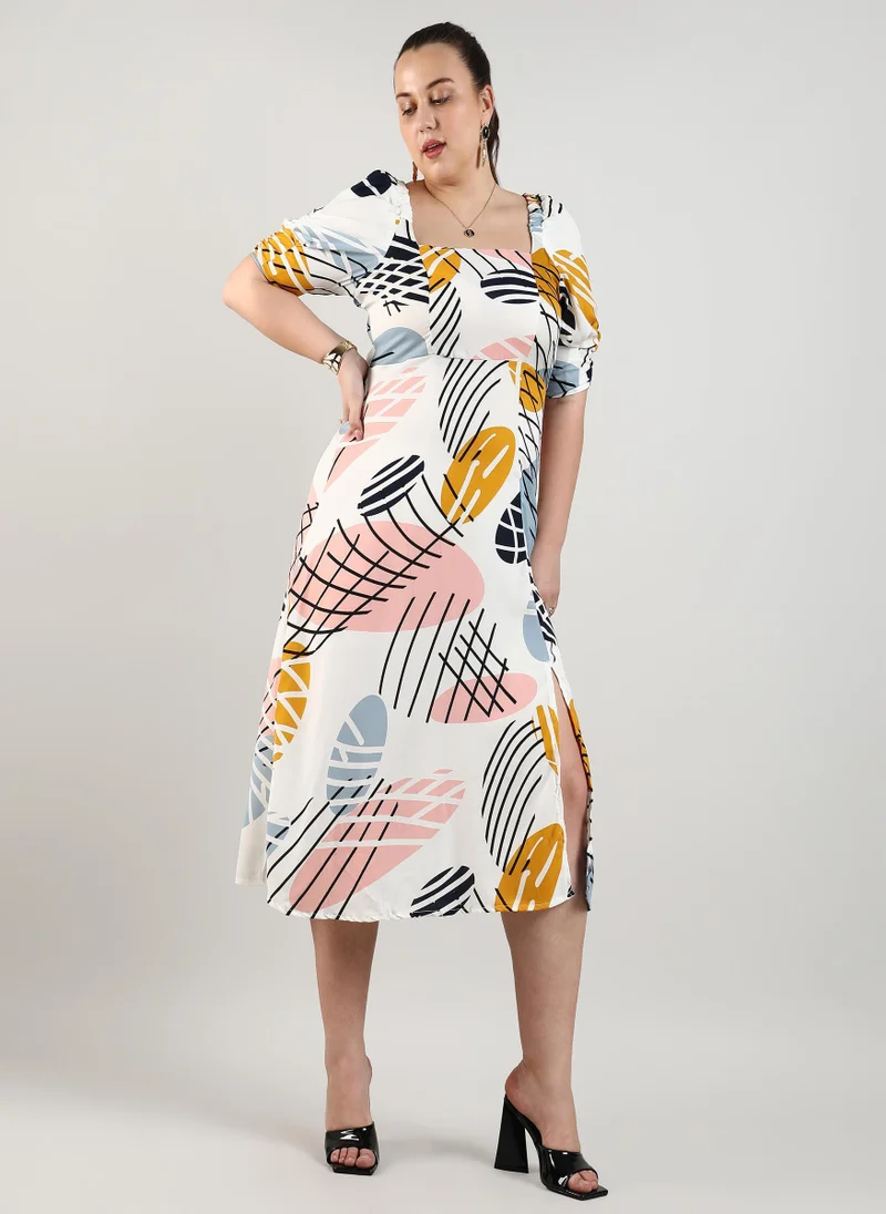 انستافاب بلس فستان نباتي