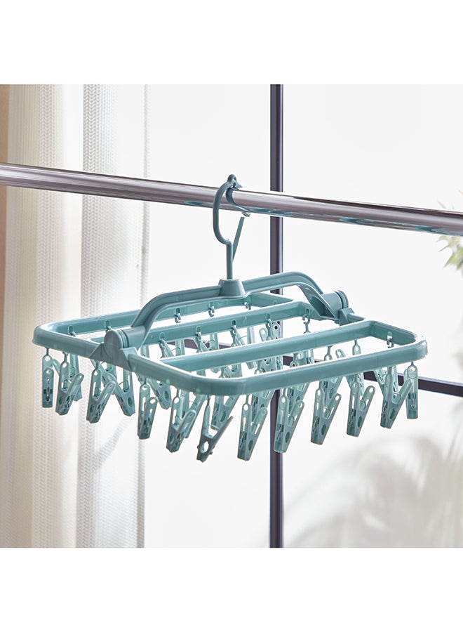 Home Box Swift Plastic Hanger with 32 Pegs 32 x 25 x 32 cm  - Image 2