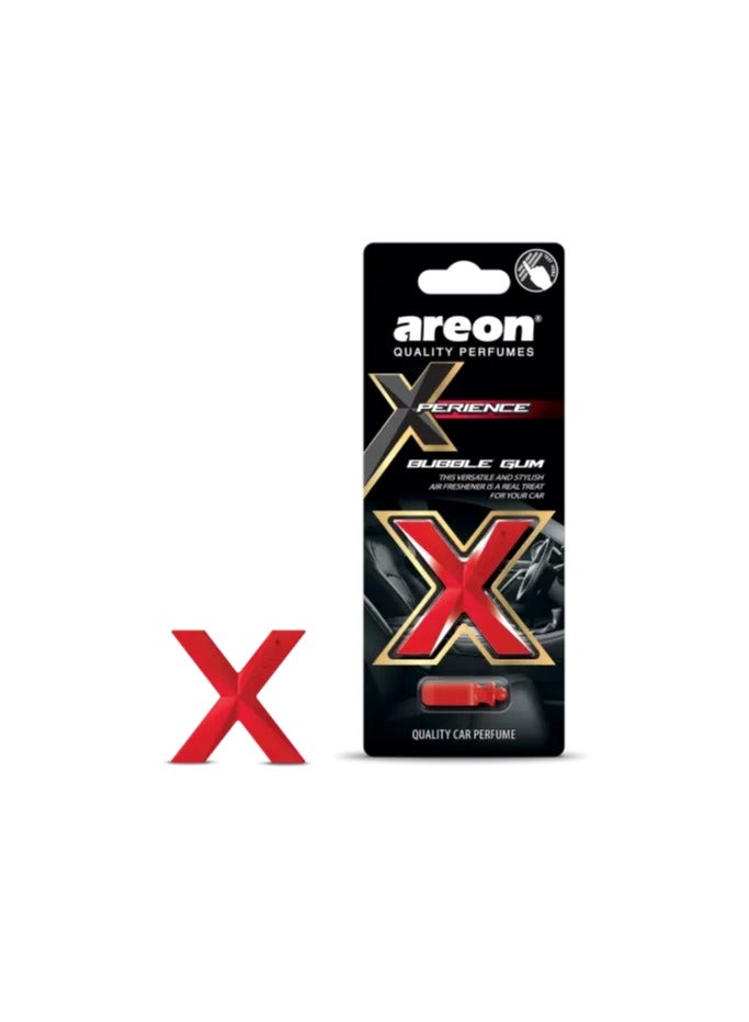 Areon Xperience Air Freshener X-Shape Bubble Gum Scent