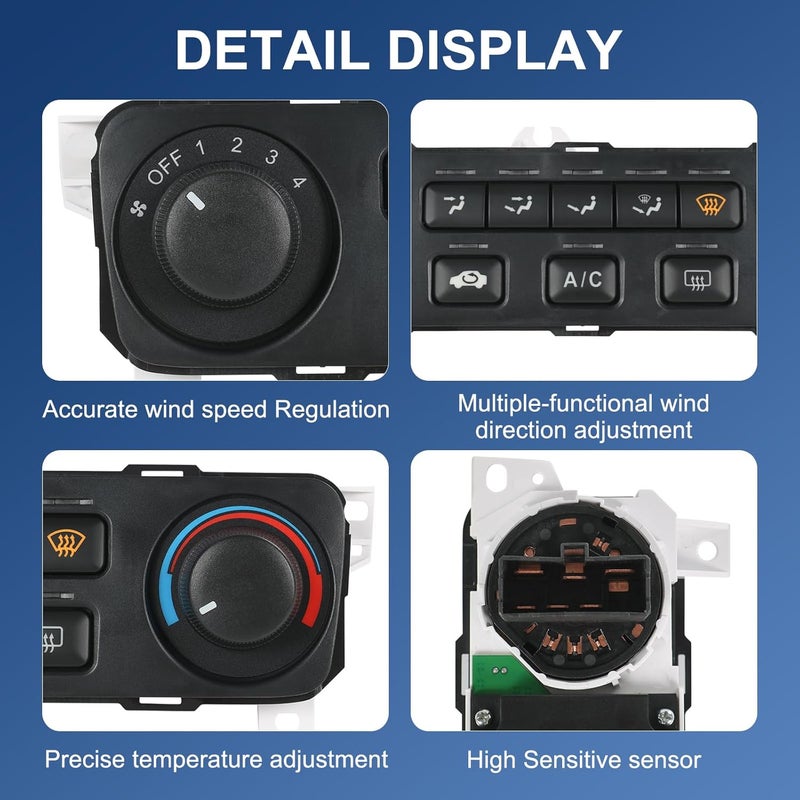 DICMIC A/C Heater Climate Control Module for 2001-2002 Honda Accord - Image 5
