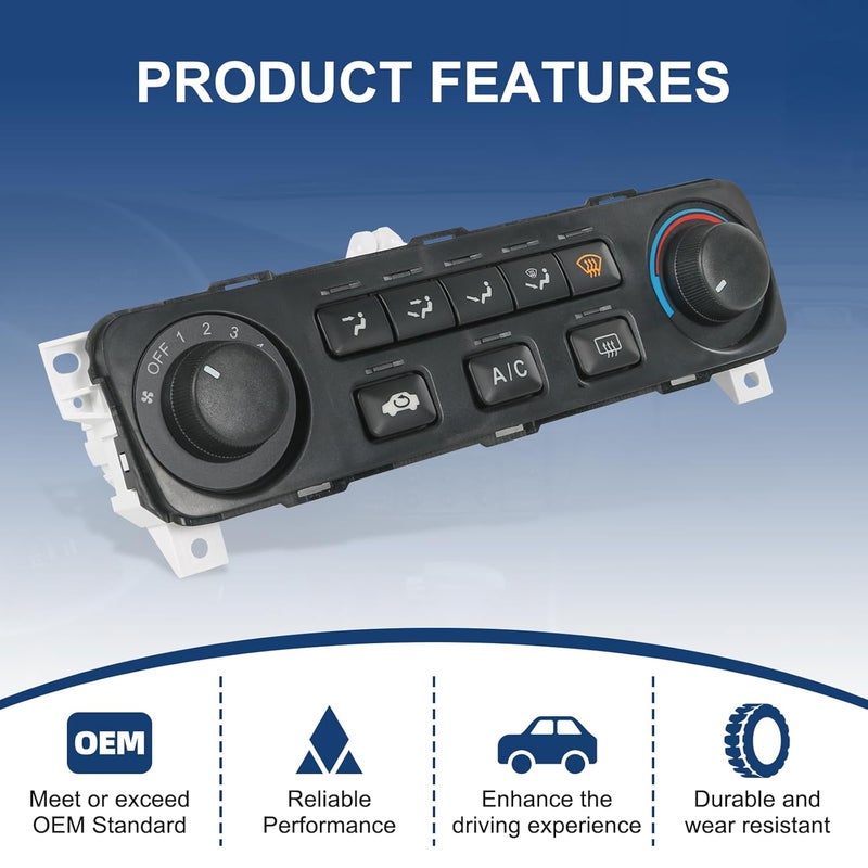 DICMIC A/C Heater Climate Control Module for 2001-2002 Honda Accord - Image 3
