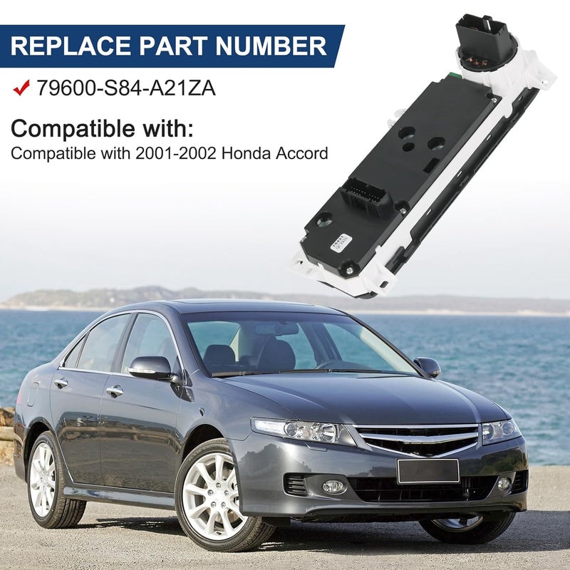 DICMIC A/C Heater Climate Control Module for 2001-2002 Honda Accord - Image 2